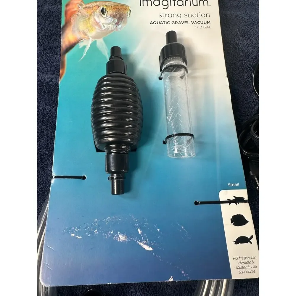 Aquarium Gravel Vacuum, 50W Heater & Intex Quick Fill Pump Bundle